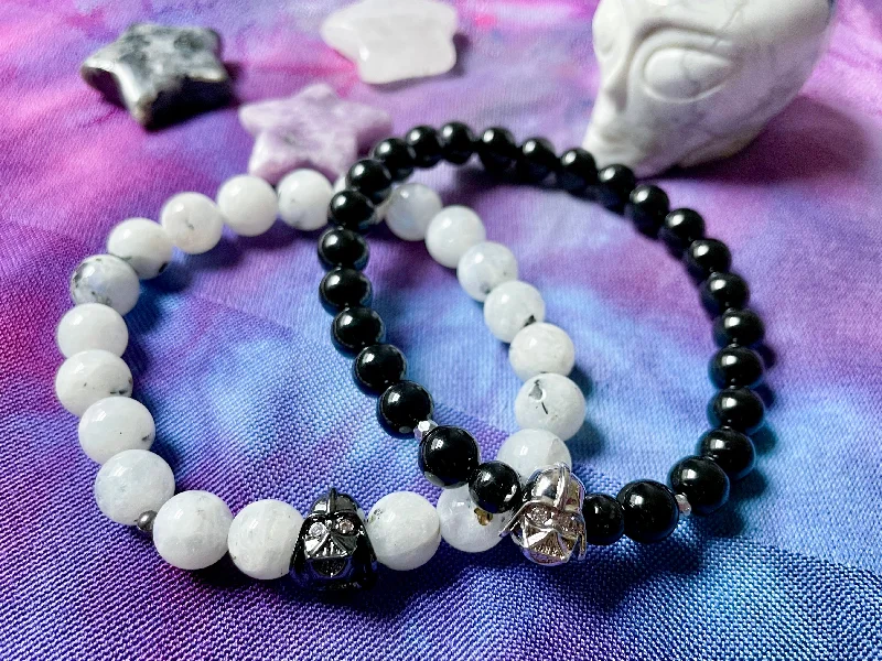 Limited-Stock Jewelry Sale – Once It's Gone, It's Gone Darth Vader Beaded Bracelet || Reiki Infused Limited-Stock Jewelry Sale – Once It's Gone, It's Gone Darth Vader Beaded Bracelet || Reiki Infused