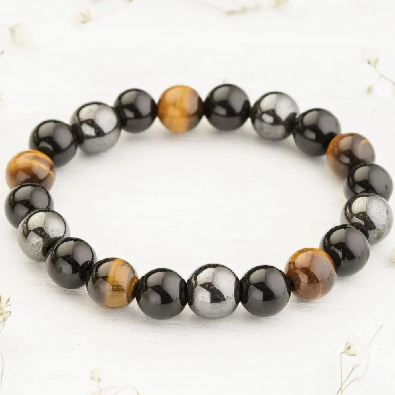 Upgrade Your Jewelry Collection For Less Triple Stone Protection Bracelet