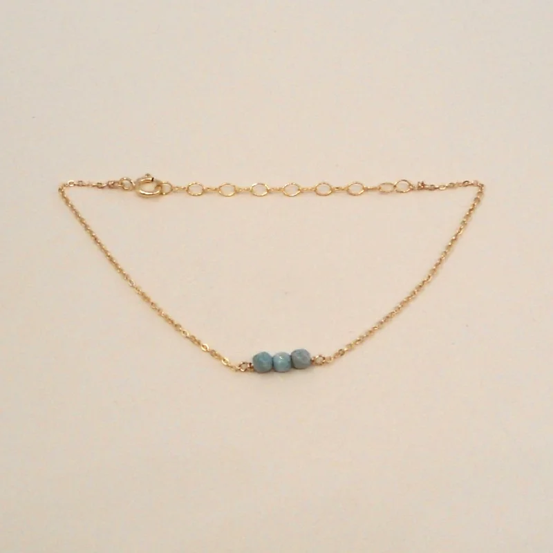 Luxury Jewelry At Unbeatable Discounts Turquoise Three Bead Bracelet
