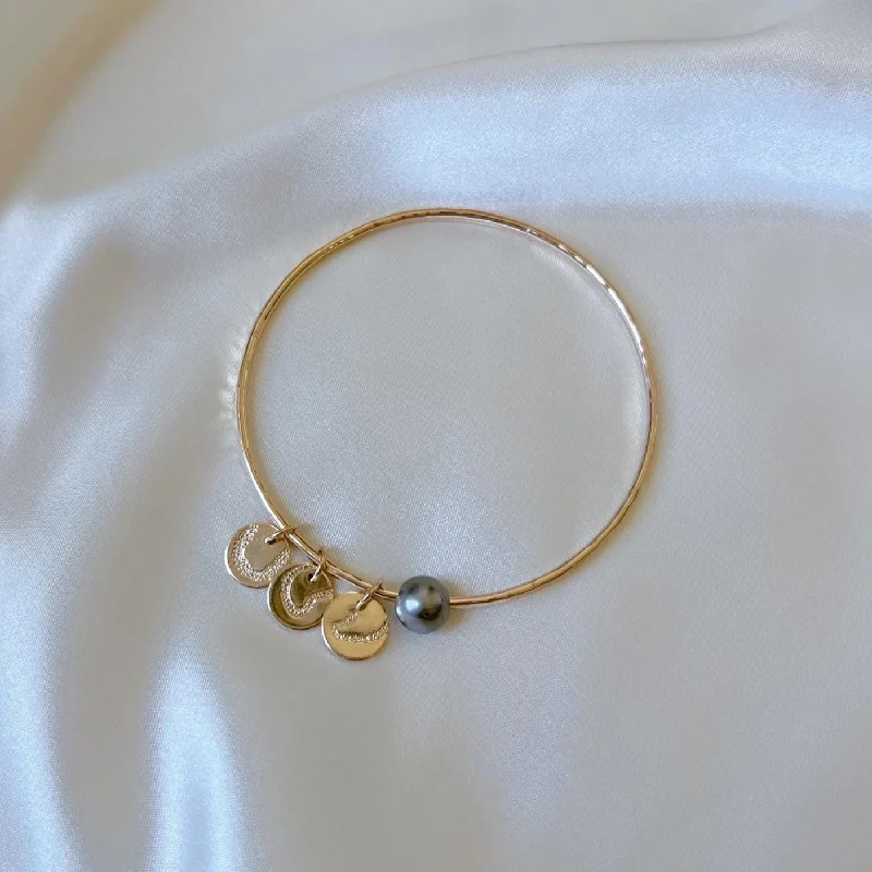 Don't Miss Out On Bestselling Jewelry At Special Prices Tahitian Bangle with Lei Charms