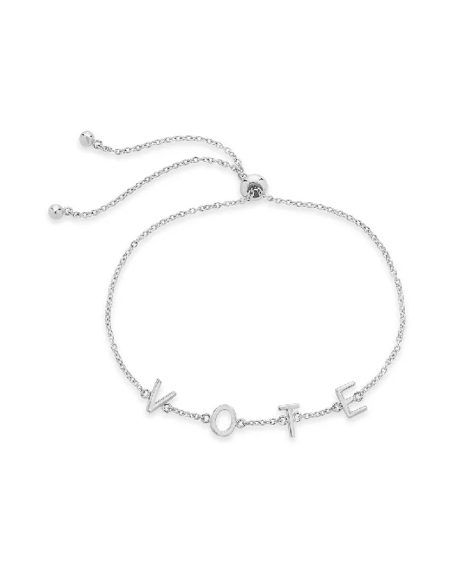 Modern Statement Jewelry For Bold Styling VOTE Bolo Bracelet