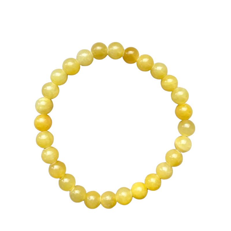 Luxury Jewelry Clearance – Shop Premium Styles Now Yellow Mountain Jade 6mm