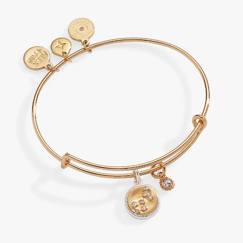 High-Quality Gemstone Jewelry For Special Occasions Scorpio Zodiac Charm Bangle
