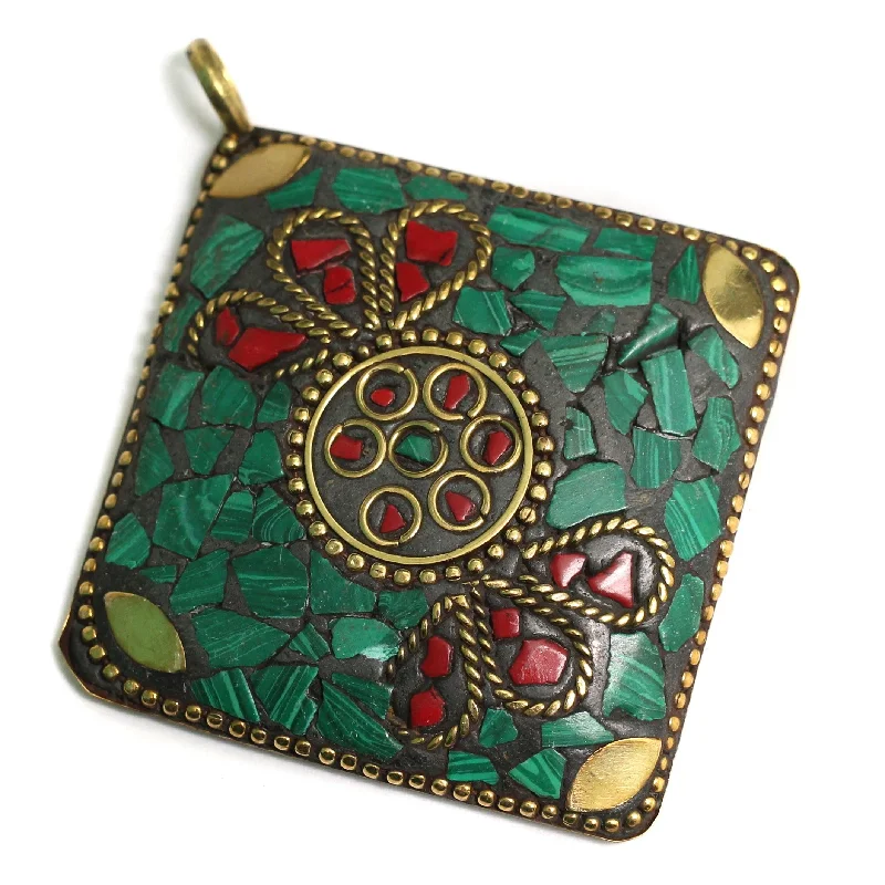 Luxury Jewelry Now At Special Promotional Rates 1 Pc Tibetan Pendant Multicolor 2.5 Inch Luxury Jewelry Now At Special Promotional Rates 1 Pc Tibetan Pendant Multicolor 2.5 Inch