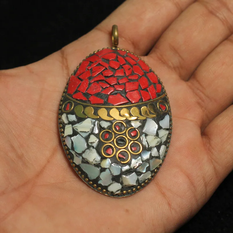 Flash Sale On Stunning Jewelry – Don't Miss Out 1 Pc Tibetan Pendant Oval Shape Multicolor 2.75 Inch Flash Sale On Stunning Jewelry – Don't Miss Out 1 Pc Tibetan Pendant Oval Shape Multicolor 2.75 Inch