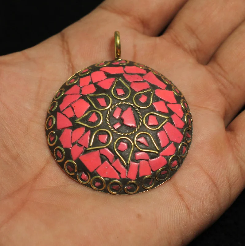 Bestselling Jewelry At Special Promotional Rates 1 Pc Tibetan Pendant Round Shape Multicolor 2.25 Inch Bestselling Jewelry At Special Promotional Rates 1 Pc Tibetan Pendant Round Shape Multicolor 2.25 Inch