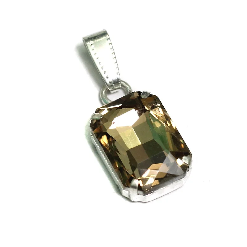 Timeless Elegance Now At Special Discounts 1 Pcs, 18x13mm Rectangle Stone Pendant