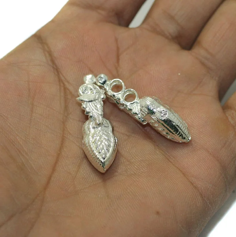 Huge Savings On Timeless Jewelry Collections 10 Pcs,1.5 Inch Metal Pendant Silver