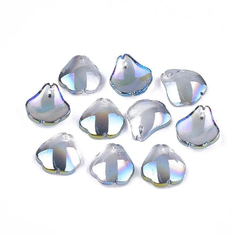 Don't Miss Our Biggest Jewelry Sale Of The Season 10 Pcs, 15.5x14x3.5mm, Glass Leaf Charms Gray Don't Miss Our Biggest Jewelry Sale Of The Season 10 Pcs, 15.5x14x3.5mm, Glass Leaf Charms Gray