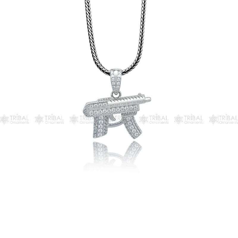 Shop Fine Jewelry With Amazing Deals 925 Sterling silver  Gun pendant nsp959