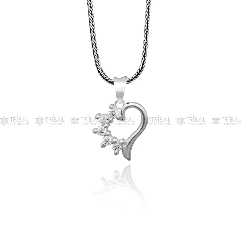 Make Every Moment Shine – Jewelry Discounts Available 925 Sterling silver heart design diamond pendant nsp936 Make Every Moment Shine – Jewelry Discounts Available 925 Sterling silver heart design diamond pendant nsp936