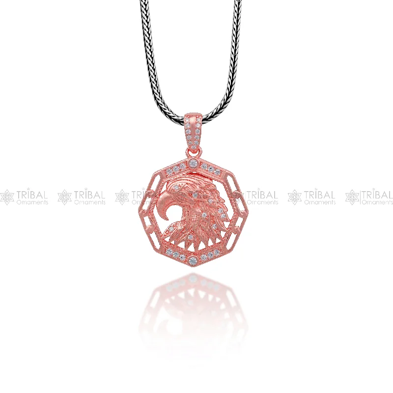 Shop High-Quality Jewelry At Jaw-Dropping Discounts 925 Sterling silver Garuda ( Eagle ) design rose gold polished pendant nsp951 Shop High-Quality Jewelry At Jaw-Dropping Discounts 925 Sterling silver Garuda ( Eagle ) design rose gold polished pendant nsp951