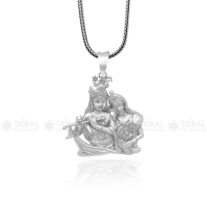 Big Discounts On Elegant Jewelry Collections 925 sterling silver Lord Krishna and Radha , amazing divine pendant locket tribal jewelry nsp807 Big Discounts On Elegant Jewelry Collections 925 sterling silver Lord Krishna and Radha , amazing divine pendant locket tribal jewelry nsp807
