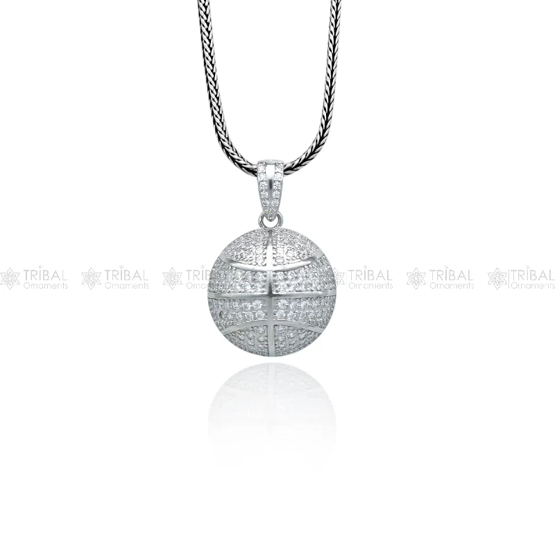 Jewelry Deals That Outshine The Rest 925 Sterling silver basket ball ( sports ) pendant nsp957 Jewelry Deals That Outshine The Rest 925 Sterling silver basket ball ( sports ) pendant nsp957