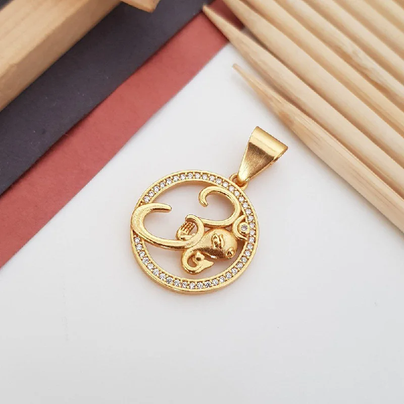 Shop Jewelry That Shines Without The High Price Aamrapali Gold Plated OM And Ganesha Pendant Shop Jewelry That Shines Without The High Price Aamrapali Gold Plated OM And Ganesha Pendant