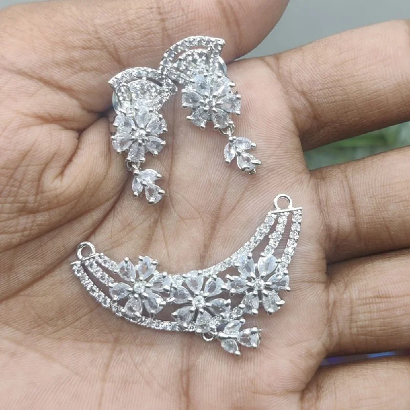 Stunning Jewelry At A Fraction Of The Price Akruti Collection American Diamond Mangalsutra Pendant With Earrings Stunning Jewelry At A Fraction Of The Price Akruti Collection American Diamond Mangalsutra Pendant With Earrings