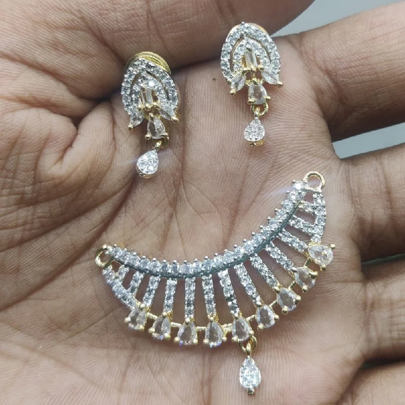 Handcrafted Jewelry Sale – Unique Designs At Low Prices Akruti Collection American Diamond Mangalsutra Pendant With Earrings Handcrafted Jewelry Sale – Unique Designs At Low Prices Akruti Collection American Diamond Mangalsutra Pendant With Earrings