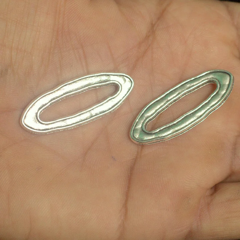Special Offers On Handcrafted And Designer Jewelry 38x14x2mm, Alloy Pendants, Lead Free and Cadmium Free, Oval, Antique Silver