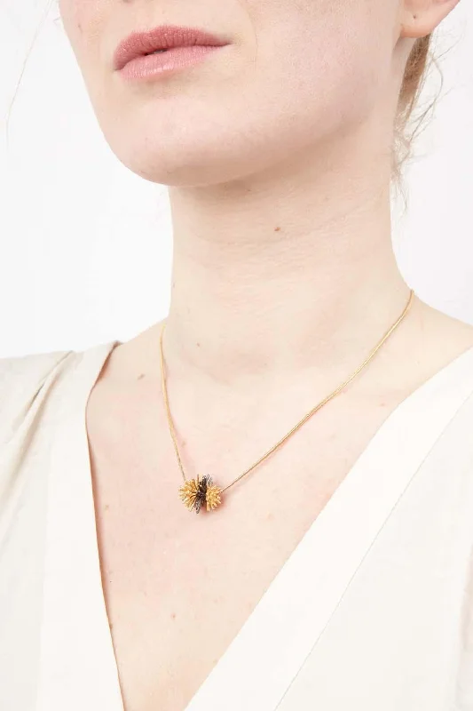 Handmade Pearl Jewelry For Timeless Elegance Gone To Seed Pendant - Two Tone Triple Seed Handmade Pearl Jewelry For Timeless Elegance Gone To Seed Pendant - Two Tone Triple Seed
