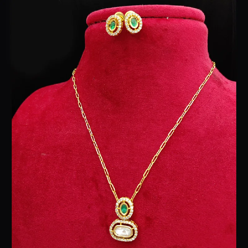 Fine Jewelry, Limited-Time Offers Available Jewel Addiction Gold Plated Kundan Pendant Set Fine Jewelry, Limited-Time Offers Available Jewel Addiction Gold Plated Kundan Pendant Set