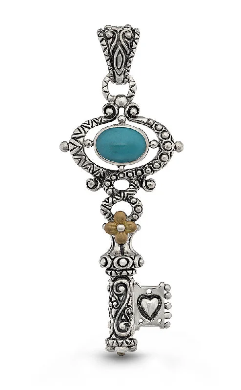 Luxury Jewelry Sale – Elegant Styles At Unbeatable Prices Key Pendant – Turquoise