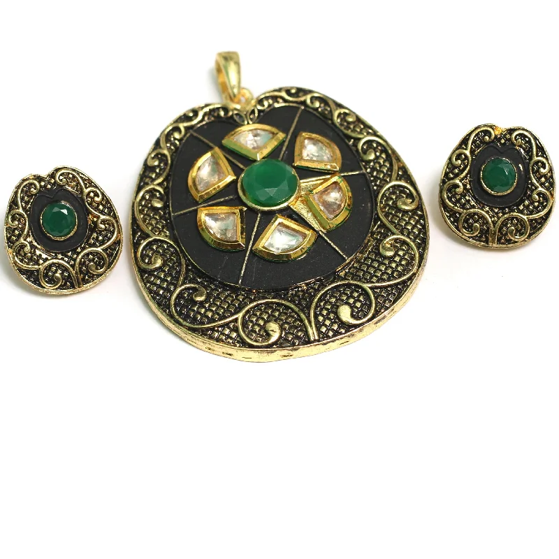 The Biggest Jewelry Sale Of The Year Is Here Kundan Pendant With Earring Set
