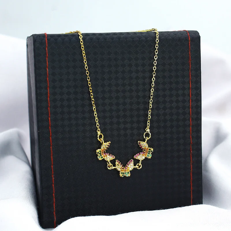 Upgrade Your Jewelry Collection For Less Mahavir Gold Plated Austrian Stone Chain Pendant
