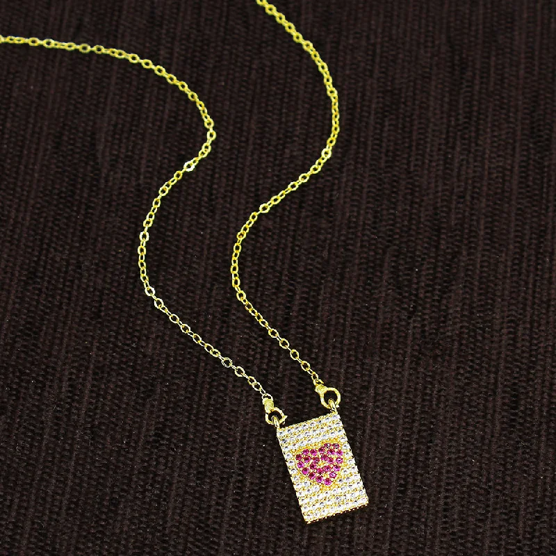Last Chance To Shop High-End Jewelry At Markdown Prices Mahavir Gold Plated Austrian Stone Chain Pendant Last Chance To Shop High-End Jewelry At Markdown Prices Mahavir Gold Plated Austrian Stone Chain Pendant