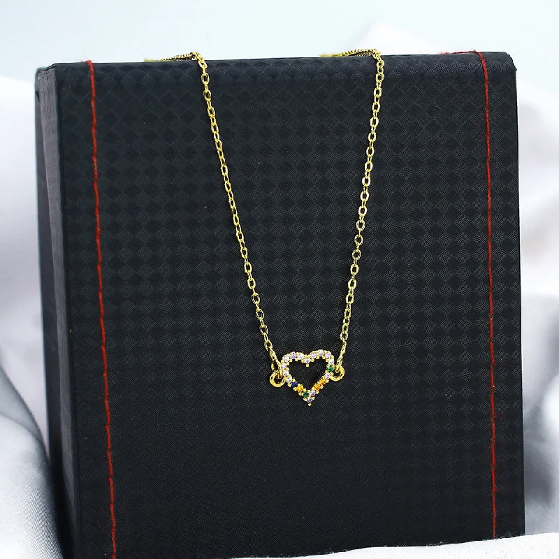 Must-Have Jewelry At Unbelievable Discounts Mahavir Gold Plated Austrian Stone Chain Pendant Must-Have Jewelry At Unbelievable Discounts Mahavir Gold Plated Austrian Stone Chain Pendant