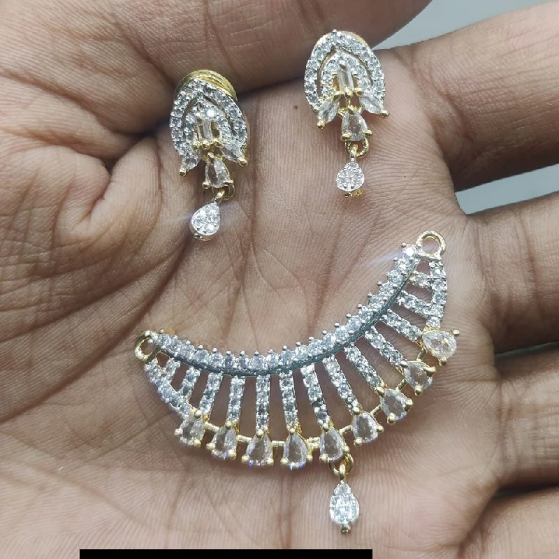 Unmissable Jewelry Clearance – Final Reductions Manisha Jewellery American Diamond Mangalsutra Pendant With Earrings Unmissable Jewelry Clearance – Final Reductions Manisha Jewellery American Diamond Mangalsutra Pendant With Earrings
