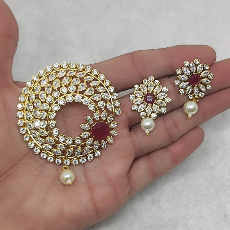 Shop Modern Jewelry Collections With Exclusive Discounts Manisha Jewellery Gold Plated Austrian Stone Pendant Set Shop Modern Jewelry Collections With Exclusive Discounts Manisha Jewellery Gold Plated Austrian Stone Pendant Set