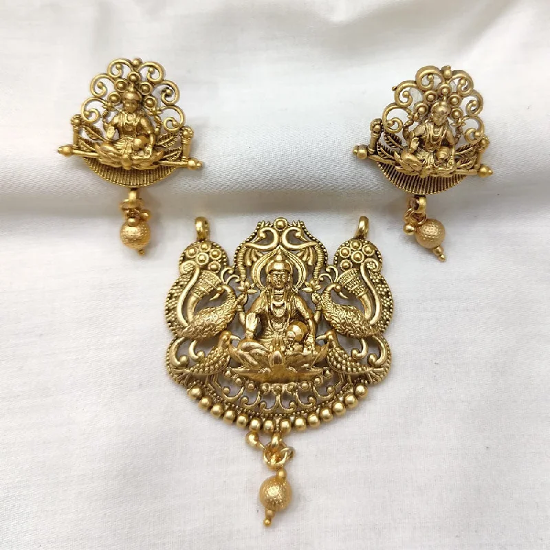 Premium Diamond Jewelry For Unforgettable Moments Manisha Jewellery Gold Plated Pendant Set Premium Diamond Jewelry For Unforgettable Moments Manisha Jewellery Gold Plated Pendant Set