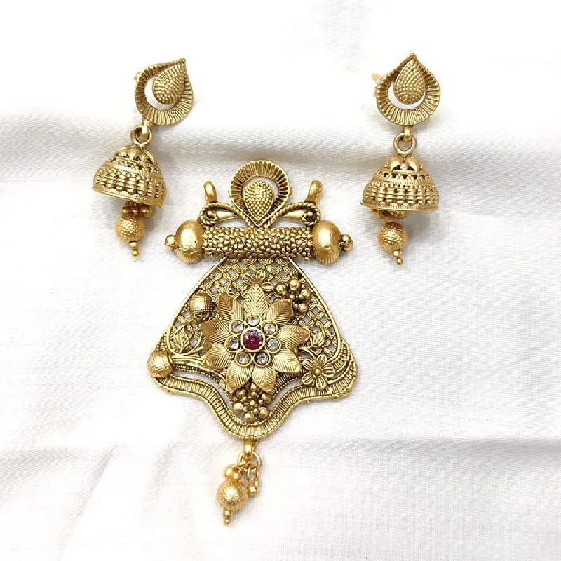 Modern Statement Jewelry For Bold Styling Manisha Jewellery Gold Plated Pendant Set Modern Statement Jewelry For Bold Styling Manisha Jewellery Gold Plated Pendant Set