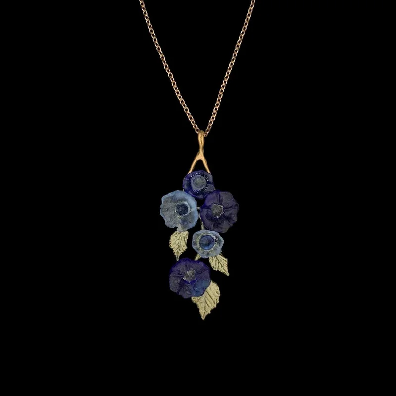 Luxury Handcrafted Jewelry For Elegant Looks Morning Glory Pendant