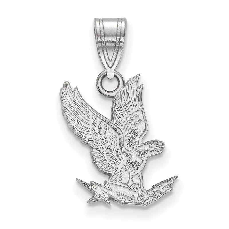 10k White Gold Air force Academy Medium Mascot Pendant