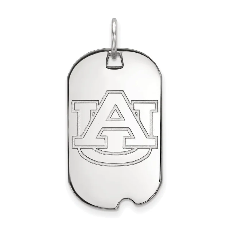 Elegant Jewelry, Exclusive Prices – Shop Now 10k White Gold Auburn U Dog Tag Pendant Elegant Jewelry, Exclusive Prices – Shop Now 10k White Gold Auburn U Dog Tag Pendant