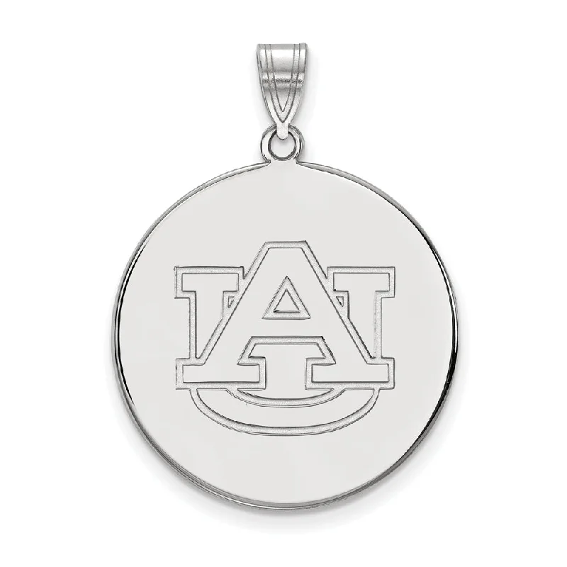 Unlock Unbeatable Jewelry Deals Before They’Re Gone 10k White Gold Auburn U XL Disc Pendant Unlock Unbeatable Jewelry Deals Before They’Re Gone 10k White Gold Auburn U XL Disc Pendant