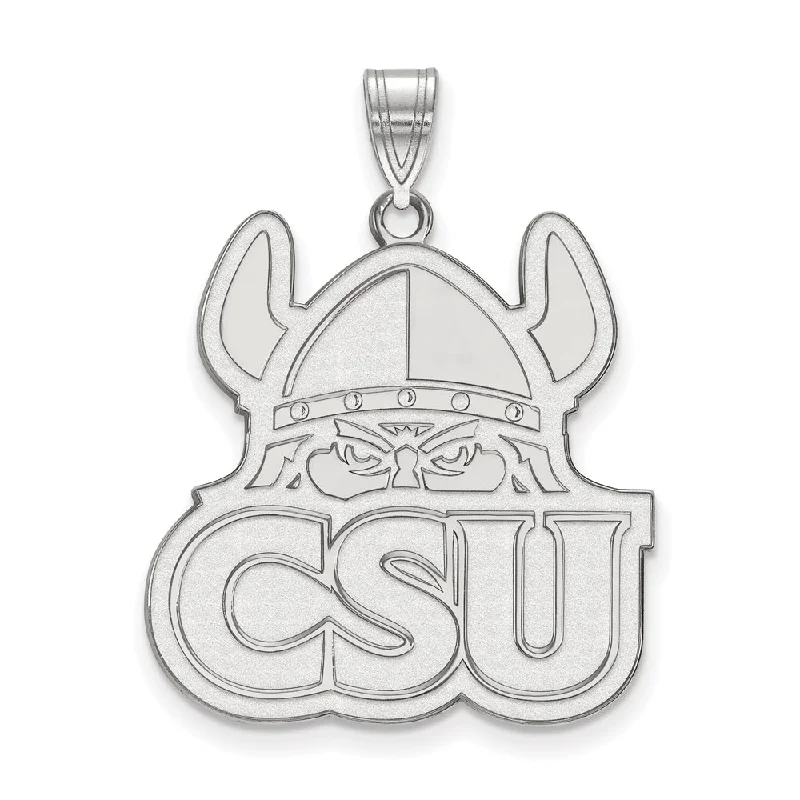 Grab Your Favorite Jewelry At The Lowest Prices 10k White Gold Cleveland State XL Pendant Grab Your Favorite Jewelry At The Lowest Prices 10k White Gold Cleveland State XL Pendant
