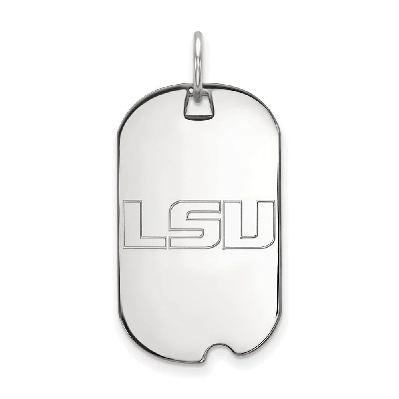 Premium Jewelry At Special Low Prices For A Limited Time 10k White Gold Louisiana State Dog Tag Pendant Premium Jewelry At Special Low Prices For A Limited Time 10k White Gold Louisiana State Dog Tag Pendant