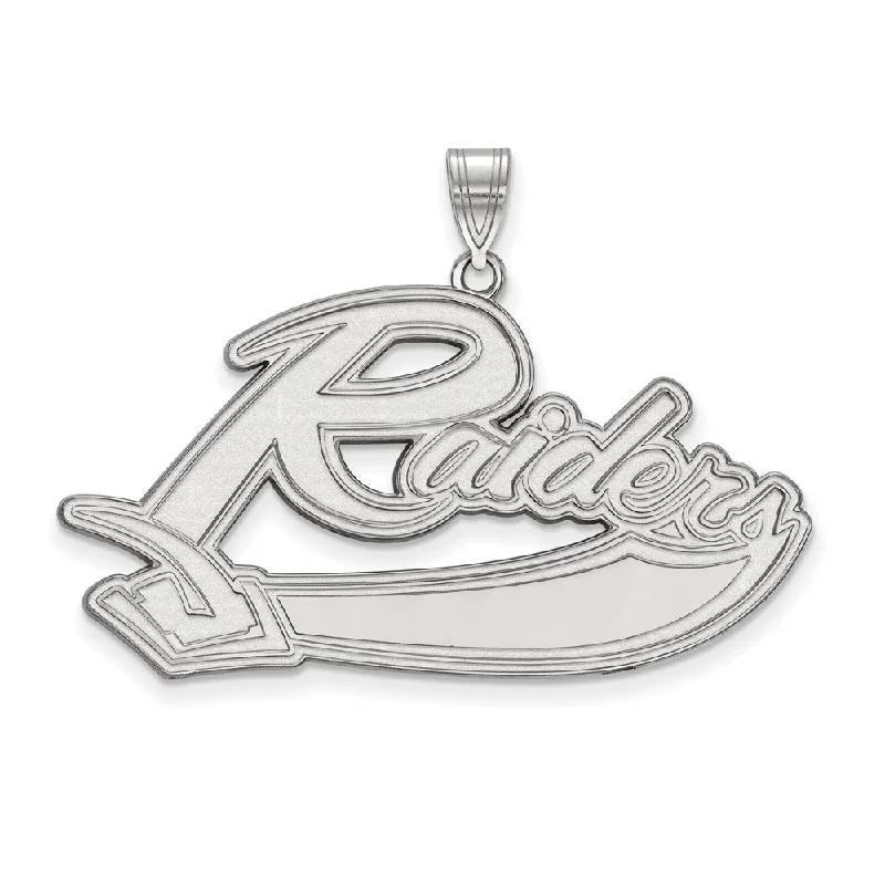 Make Your Outfit Shine With Discounted Jewelry 10k White Gold Mt Union College XL Pendant