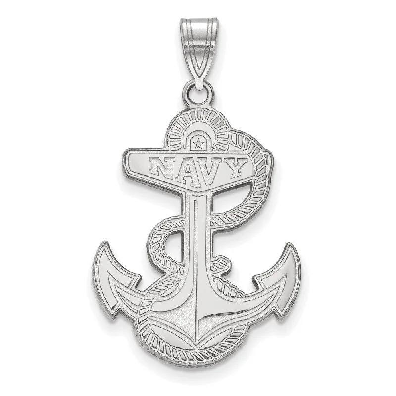 Limited-Time Jewelry Discounts – Shine Without The Splurge 10k White Gold U.S. Naval Academy XL Pendant Limited-Time Jewelry Discounts – Shine Without The Splurge 10k White Gold U.S. Naval Academy XL Pendant