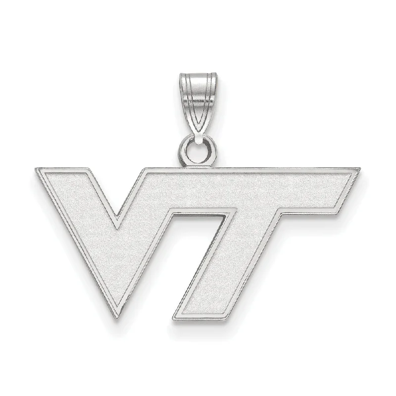 Exclusive Jewelry Sale – Shine For Less 10k White Gold Virginia Tech Small Logo Pendant Exclusive Jewelry Sale – Shine For Less 10k White Gold Virginia Tech Small Logo Pendant