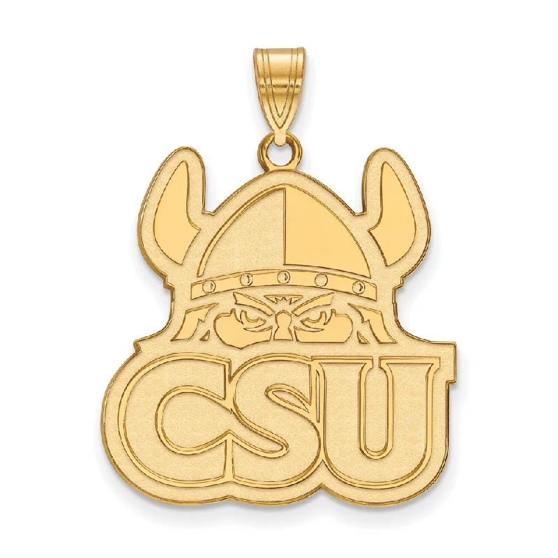 Luxury Handcrafted Jewelry For Elegant Looks 10k Yellow Gold Cleveland State XL Pendant Luxury Handcrafted Jewelry For Elegant Looks 10k Yellow Gold Cleveland State XL Pendant