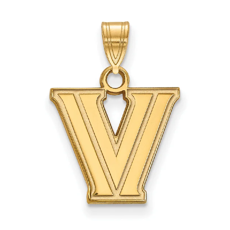 Handmade Pearl Jewelry For Timeless Elegance 10k Yellow Gold Villanova U. Small Logo Pendant Handmade Pearl Jewelry For Timeless Elegance 10k Yellow Gold Villanova U. Small Logo Pendant