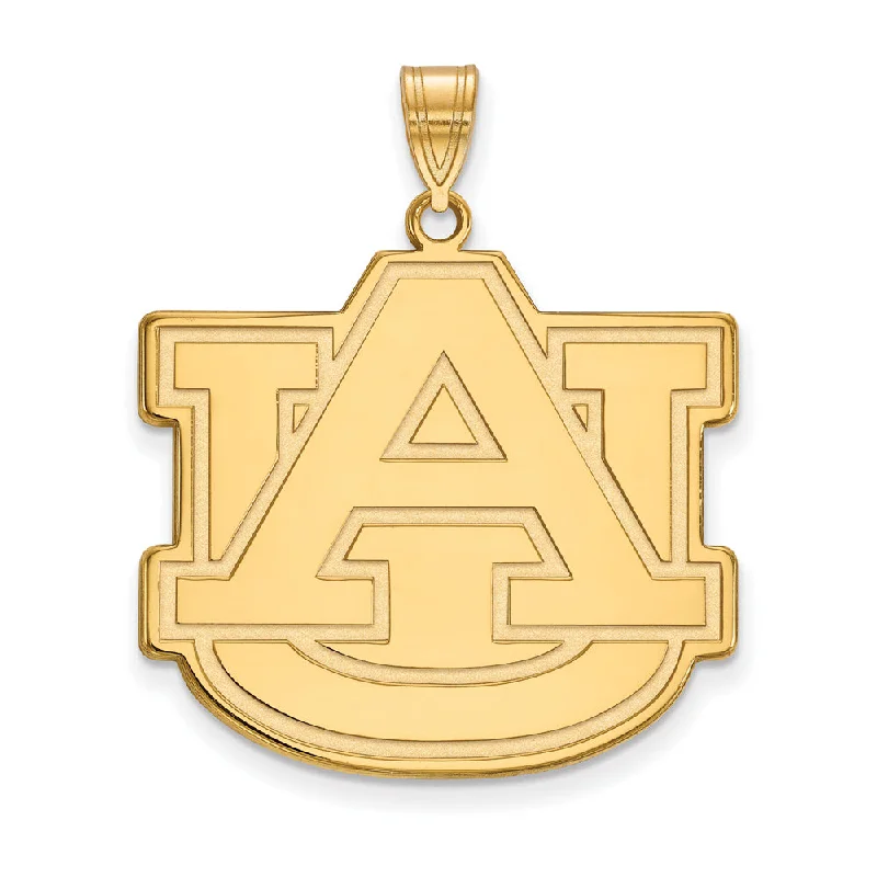 Fine Jewelry, Limited-Time Offers Available 14k Gold Plated Silver Auburn U XL Pendant Fine Jewelry, Limited-Time Offers Available 14k Gold Plated Silver Auburn U XL Pendant