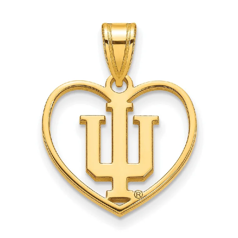 Once-A-Year Jewelry Deals – Shop Before They’Re Gone 14k Gold Plated Silver Indiana U Heart Pendant Once-A-Year Jewelry Deals – Shop Before They’Re Gone 14k Gold Plated Silver Indiana U Heart Pendant