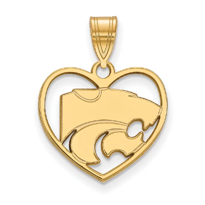 Sparkle For Less – Shop Our Limited-Time Jewelry Deals 14k Gold Plated Silver Kansas State Heart Pendant Sparkle For Less – Shop Our Limited-Time Jewelry Deals 14k Gold Plated Silver Kansas State Heart Pendant