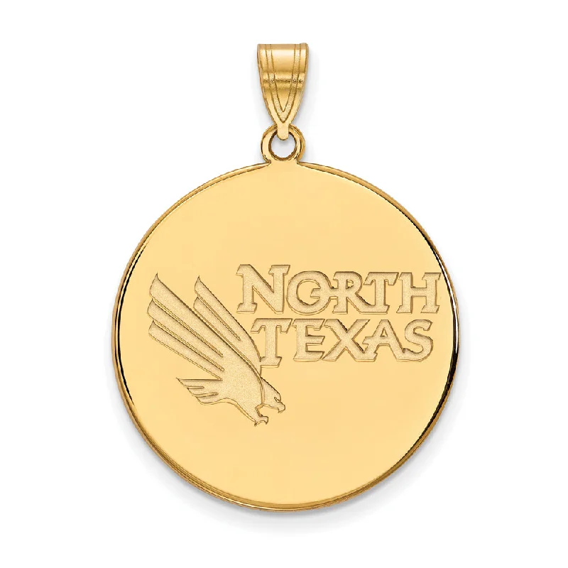 Grab Stylish Jewelry Before The Sale Ends 14k Gold Plated Silver North Texas XL Disc Pendant Grab Stylish Jewelry Before The Sale Ends 14k Gold Plated Silver North Texas XL Disc Pendant