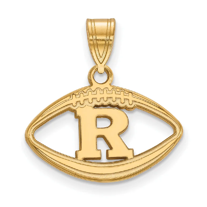 Make Every Moment Shine – Jewelry Discounts Available 14k Gold Plated Silver Rutgers Football Pendant Make Every Moment Shine – Jewelry Discounts Available 14k Gold Plated Silver Rutgers Football Pendant
