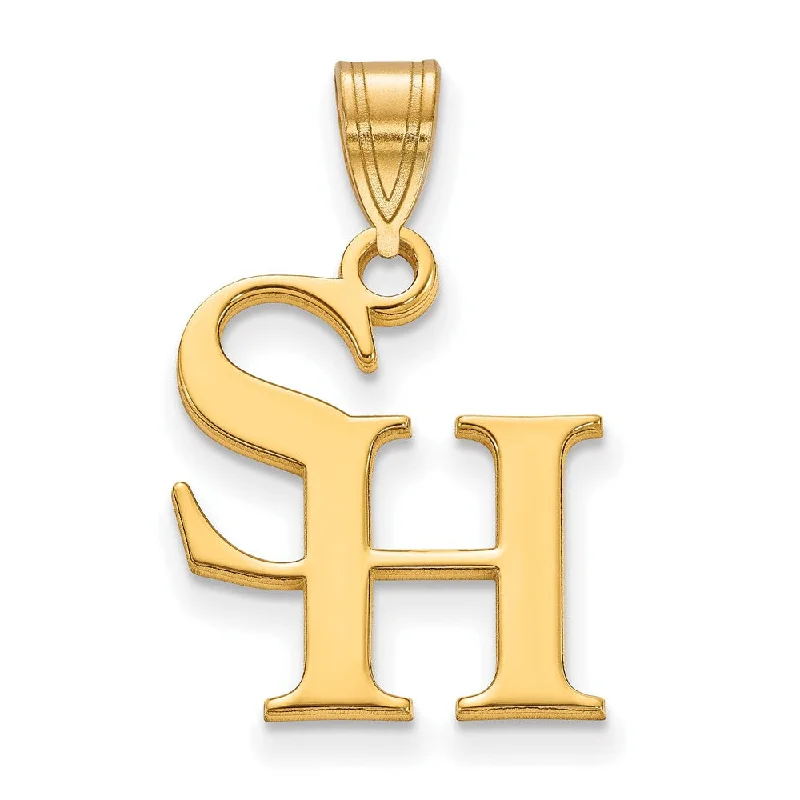 Shop Signature Jewelry Styles At Exclusive Prices 14k Gold Plated Silver Sam Houston State Medium Pendant Shop Signature Jewelry Styles At Exclusive Prices 14k Gold Plated Silver Sam Houston State Medium Pendant